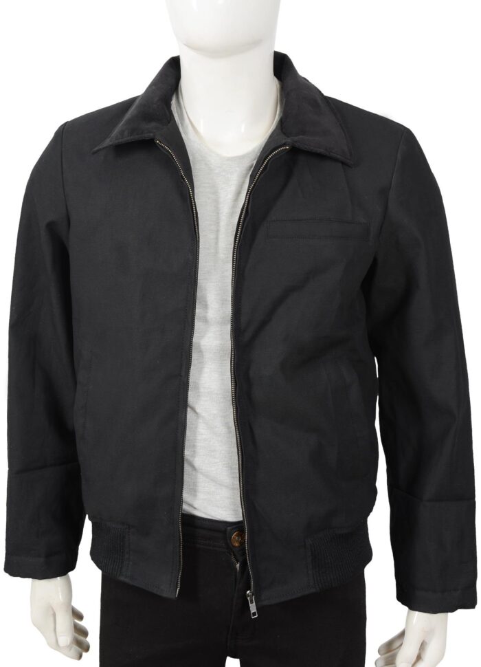 John Dutton Black Cotton Jacket