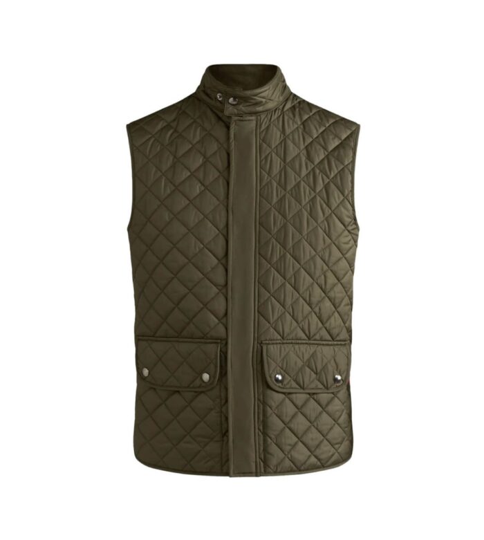 John Dutton Green Quilted Vest